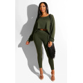 Superstarer Most Popular Fall Elegant Autumn 2020 Latest Design 2 Sets Track Suit Fashionable Girls Two Piece Set